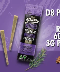 Cannabinoids: 600mg Delta 8 THC | THCP | CBD | CBG Capacity: 3000mg Pre-rolls per pack: 2 Weight per pre-roll: 1500mg Strains: Premium indoor cannabis strains THC Levels: < 0.3% Delta-9 THC Certification: 3rd Party Lab Tested