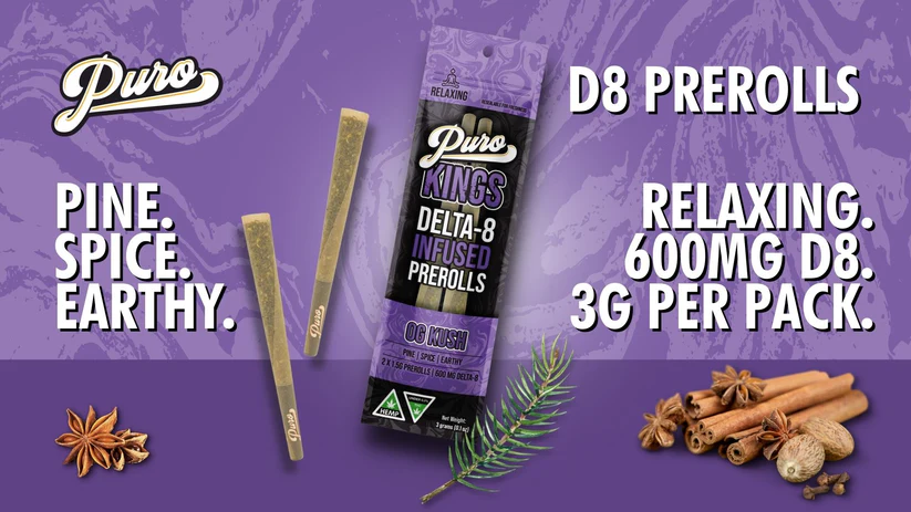 Cannabinoids: 600mg Delta 8 THC | THCP | CBD | CBG Capacity: 3000mg Pre-rolls per pack: 2 Weight per pre-roll: 1500mg Strains: Premium indoor cannabis strains THC Levels: < 0.3% Delta-9 THC Certification: 3rd Party Lab Tested