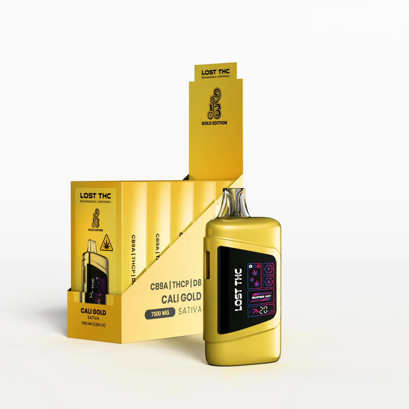 Lost THC V3 7.5 Gram CB9A Disposable | Gold Edition
