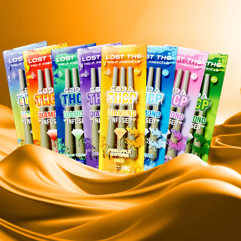 Lost CB9A THCP Diamond Infused Pre-rolls | 3 Pack